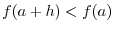 $\displaystyle \ x > \xi \ \frac{f(x) - f(\xi)}{x - \xi} \leq 0, $