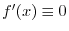 $\displaystyle \frac{1}{\sqrt{1 - x^2}} = \frac{f1. - f(0)}{1 - 0} = \frac{\pi}{2}$