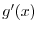 $f'(x) = 0$