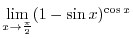 $\displaystyle \lim_{x \rightarrow 0}\frac{\sin{x} - x\cos{x}}{\sin{x} - x} $