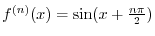 $\displaystyle f(x) = \cos{x}$