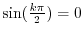 $f^{(n)}(x) = \cos(x+\frac{n\pi}{2})$