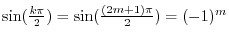 $f^{(n)}(0) = \cos(\frac{n\pi}{2})$
