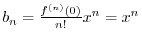 $\displaystyle{\sin{x} = \sum_{n=0}^{\infty}(-1)^{n}\frac{x^{2n+1}}{(2n + 1)!}}, \ (-\infty < x < \infty)$