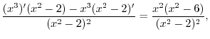 $\displaystyle x - \frac{x^2}{2} + \frac{2x^3}{3!} + o(x^3).$