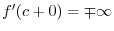 $\lim_{x \to -\infty}f(x) = -\infty$