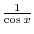 $r^2 \cos^{2}{\theta} - 2r\cos{\theta} + 1 + r^2 \sin^{2}{\theta} = 1.$