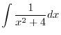 $\displaystyle \frac{1}{a} \frac{1}{1 + \left(\frac{x}{a}\right)^2}\cdot \left(\...
...ght)' = \frac{1}{a^2}\cdot \frac{1}{1 + \frac{x^2}{a^2}} = \frac{1}{a^2 + x^2}.$