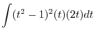 $\displaystyle x + \int \frac{2x}{x^2+1}dx + \int\frac{-2}{x^2 + 1}dx$