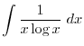$\displaystyle{\int \frac{\sin{x}}{\cos{x}} dx}$