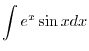 $dt = e^{x}dx$