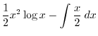 $t = \sqrt{x+1}$