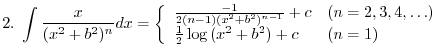 $\displaystyle \int xe^{-x}$