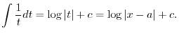 $\displaystyle \frac{1}{2}x^2 \log{x} - \frac{x^2}{4} + c\ensuremath{\ \blacksquare}$