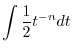$\displaystyle 2I = e^{x}(\sin{x} - \cos{x}).$