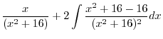 $\displaystyle (Ax+B)(x^2 + 1)^2 + (Cx + D)(x^2 + 1) + Ex + F$