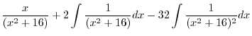 $\displaystyle Ax^5 + Bx^4 + 2Ax^3 + 2Bx^2 + Ax + B + Cx^3 + Dx^2 + Cx + D + Ex + F$