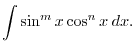 $\displaystyle{1. \ \int \frac{dx}{(x-a)^{n}} = \left\{\begin{array}{ll}
\frac{-...
...c & (n = 2,3,4,\ldots)\\
\log{\vert x-a\vert} + c & (n=1)
\end{array}\right. }$
