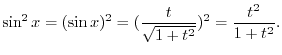 $\displaystyle{x + \frac{1}{2} = t}$