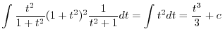 $\displaystyle \frac{x}{(x^2 + 16)} + 2\int{\frac{x^2+16 -16}{(x^2 + 16)^2}}dx$