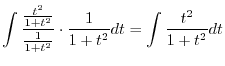 $\displaystyle{f(x) = \frac{x^2}{(x - 1)^2(x + 1)}}$
