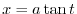 $\tan^{2}{x}$
