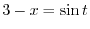 $t = \tan{\frac{x}{2}}$