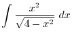 $\displaystyle{\int{\cos^{3}{x}} \ dx }$
