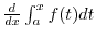 $-dx = \cos{t}dt$