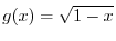 $\displaystyle{f(x) = 2x+5, \ g(x) = x^{2}}$