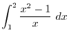 $\displaystyle{2. \ \int_{a}^{b}cf(x)dx = c\int_{a}^{b}f(x)dx }$