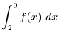 $\displaystyle \lim_{\vert\Delta\vert \rightarrow 0} - \sum_{i=1}^{n} f(\xi_{i})(x_{i-1} - x_{i}) = - \int_{b}^{a}f(x)\:dx \ensuremath{\ \blacksquare}$