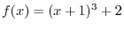 $\displaystyle{f(x) = x(x^{2} + 1)}$