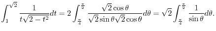 $\displaystyle \frac{1}{4}\big[\log\vert x-1\vert -\log\vert{x+3}\vert\big]_2^4$