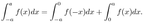 $\displaystyle{\int_{0}^{1}f(x)dx = 6}$