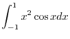 $\displaystyle{\cos{x} = u^2 -1}$