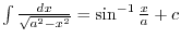 $dt = -\sin{x}dx = -\sqrt{1 - t^2}dx$