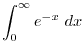 $\displaystyle \int_1^0\frac{-2udu}{u} = \int_0^1 \frac{2}{u}du = \lim_{\varepsi...
...\varepsilon \to 0+}\left[2t\right]_\varepsilon^1 = 2\ensuremath{\ \blacksquare}$