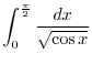 $\displaystyle{\int_{-1}^{1} \frac{1}{\sqrt{1 - x^2}}dx}$