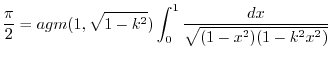 $dt = \frac{1}{x}dx$