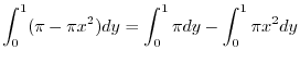 $\displaystyle \int_{0}^{\infty}e^{-x} dx = \lim_{b \to \infty}\int_0^b e^{-x}dx...
...lim_{b \to \infty}\left[-e^{-x}\right]_0^b = -\lim_{b \to \infty}e^{-b} + 1 = 1$