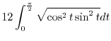 $\displaystyle A = \int_a^b[f(x) - g(x)]\:dx$