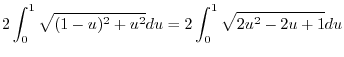 $y = y^2 - 2$