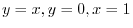 $\displaystyle V = \int_{a}^{b} \underbrace{\pi y^{2}}_{\rm Cross-sectional area} dx = \int_{a}^{b} \pi [f(x)]^{2} dx $