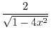 $\displaystyle \int \sqrt{x^2 + a^2} dx = \frac{1}{2}(x\sqrt{x^2 + a^2} + a^2 \log\vert x + \sqrt{x^2 + a^2}\vert) $