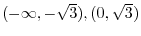 $t = \sqrt{3}$