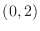 $(0,2)$