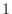 $\displaystyle{1}$