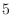 $\displaystyle{5}$