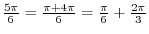$\displaystyle \sin{\frac{5\pi}{6}} = \sin(\pi -\frac{\pi}{6}) = \sin\pi \cos\fr...
...pi}{6} - \cos \pi \sin{\frac{\pi}{6}} = \frac{1}{2} \ensuremath{\ \blacksquare}$